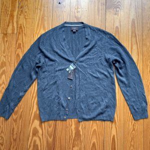 Grey Black & Brown Cardigan Sweater